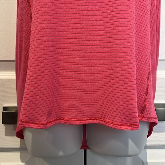 Lululemon Pink Wild Tank‎ Heathered Bon Bon So Fly Butterfly Angel Wing Size 8 - Picture 4 of 11